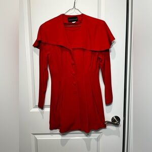 David Benjamin Collection Women’s Vintage Red Blazer Size 5/6